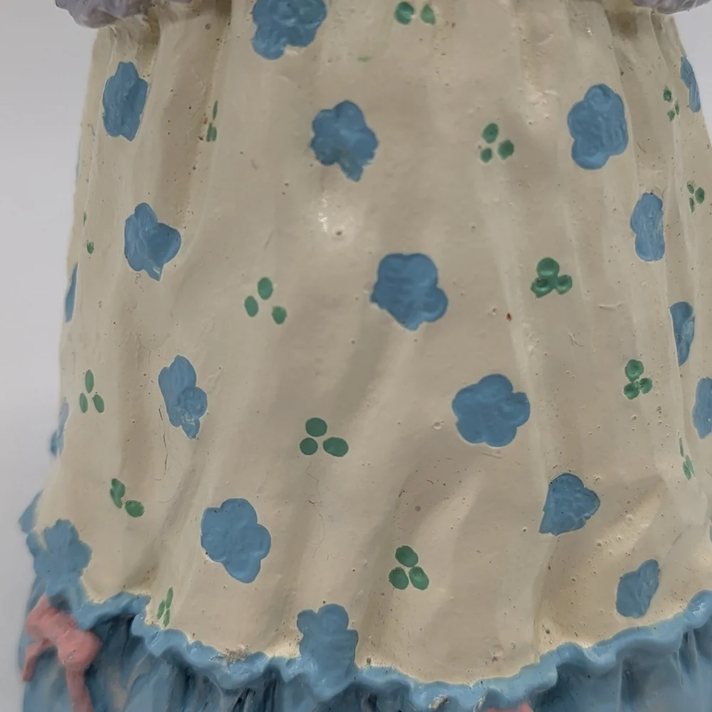 Vintage Victorian Mom & Child Bunny Easter Candle Holder